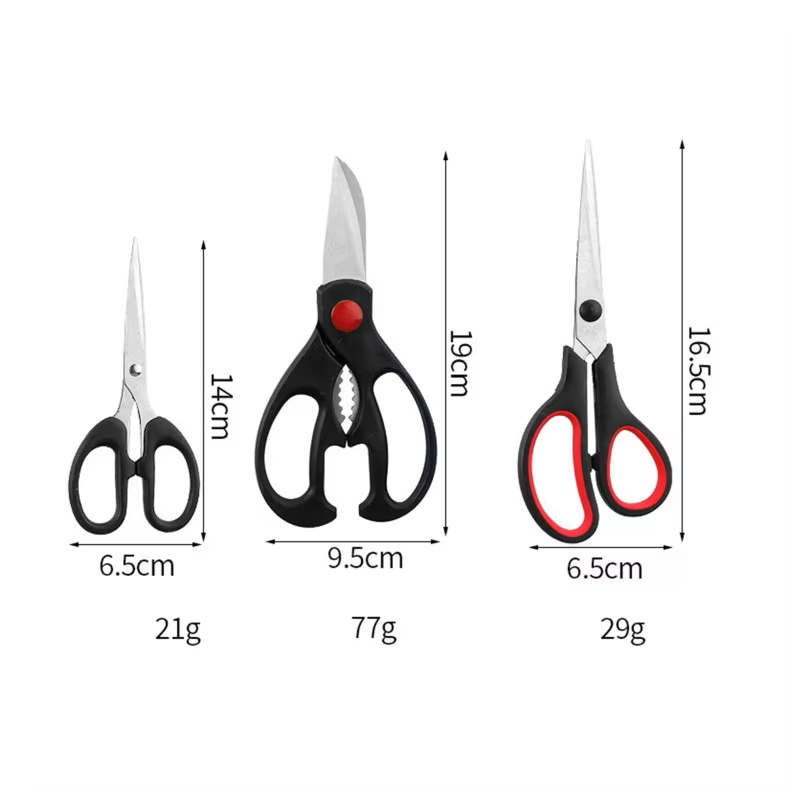 3 Pack All Purpose Poultry Shear Multipurpose Scissor Stainless Steel Sharp Utility Cooking Scissors Kitchen Shears Set for Home thumbnail 2