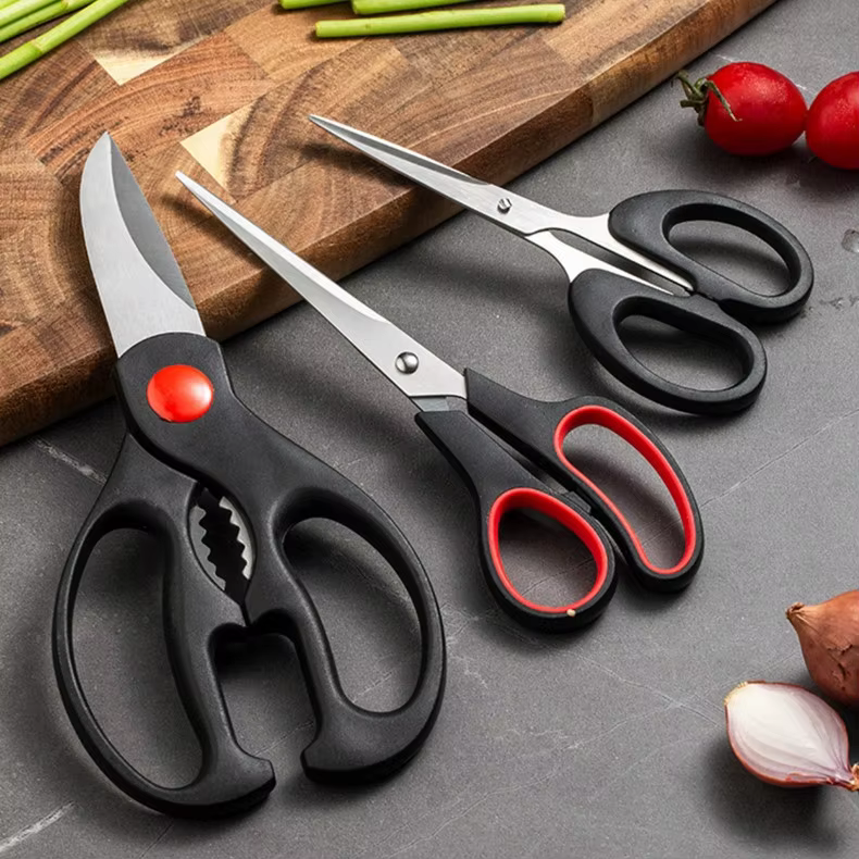 3 Pack All Purpose Poultry Shear Multipurpose Scissor Stainless Steel Sharp Utility Cooking Scissors Kitchen Shears Set for Home thumbnail 6